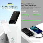 Baseus Bipow 30000mAh PD 20W Super Fast Charging Power Bank with Digital Display - Image 7