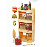 Pretty Neat 4 Tier New Vertical Style Spice Rack 6 PCs Set - Image 3