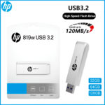 HP x796w High-Speed Metal Slide Design USB 3.2 Flash Drive – 32GB/64GB/128GB