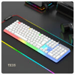 TX35 Limeide RGB Suspension Backlit Lightweight Luminous Wired Gaming Keyboard - Image 11