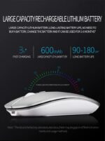1600 DPI USB Optical Wireless Computer Mouse 2.4G Receiver Super Slim Mouse For PC Laptop - Image 5