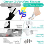 Bunion Splint and Big Toe Straightener – Orthopedic Hallux Valgus Corrector for Foot Pain Relief & Pedicure Care - Image 3