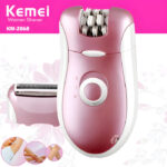 KM-2068 Kemei 2-In-1 High-Quality Electric Rechargeable Shaver Epilator For Women - Image 2