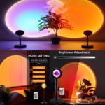 High-Efficiency USB Sunset Projector Lamp With 16-Color LED And Remote Control - Image 7