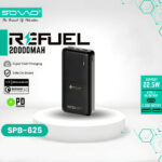 SOVO SPB-625 Refuel 20000mAh Portable Power Bank With PD (22.5W) Fast Charging