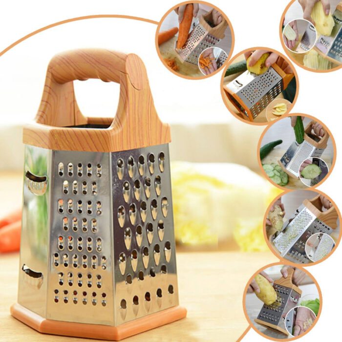 6 Sided Stainless-Steel Multi-Purpose Grater - Image 10