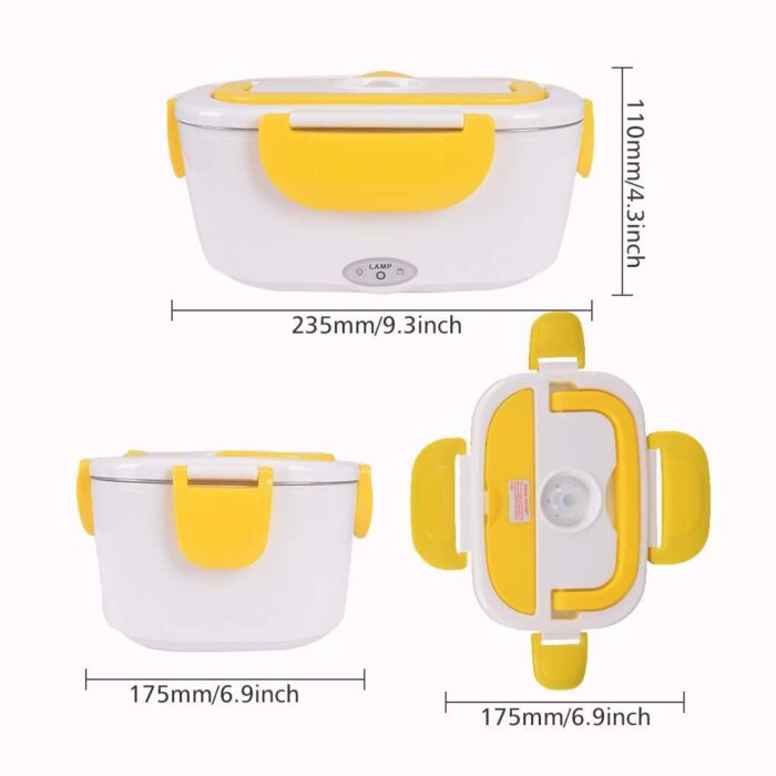 Electric Food Heating Lunch Box For Student Multi-Functional Food Warmer Container For Travel Picnic School - Image 6