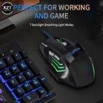 G8 RGB Hyperspeed Gaming Mouse with 3200 DPI Optical Sensor, Customizable RGB Lighting, 7 Programmable Buttons, and Ergonomic Design - Image 7