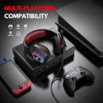 Hunter Spider V1 RGB Gaming Headset – 7.1 Surround Sound, Noise-Cancelling Mic, Deep Bass & RGB Lights - Image 6