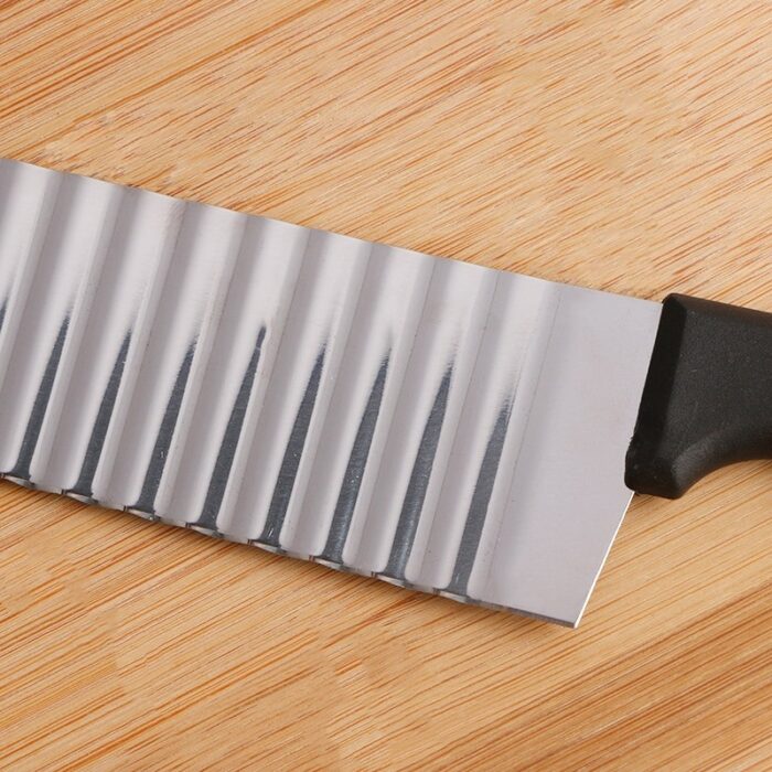 French Fries Cutter Stainless Steel Waving Knife - Image 5