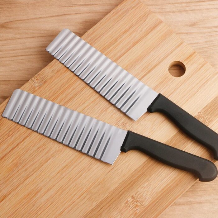 French Fries Cutter Stainless Steel Waving Knife - Image 7