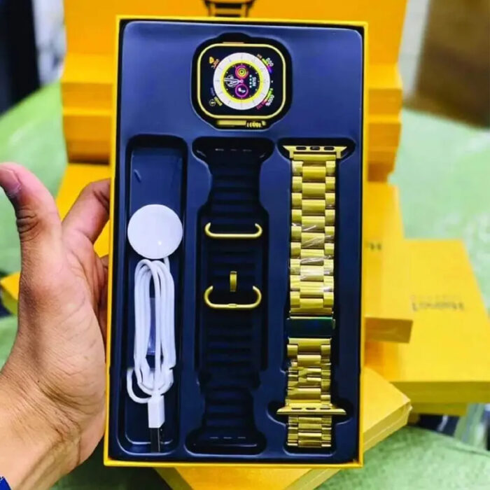 Haino Teko G9 Ultra Max 1.92 Inches Display Golden Edition Smart Watch - Image 10