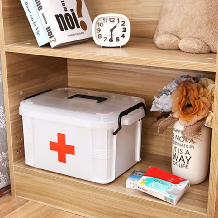 Multi-Layer Medicine Storage Organizer First Aid Box - Image 5