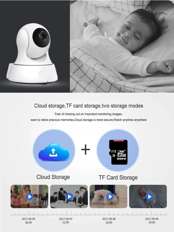 HD 1080P IP Camera Wireless Surveillance WIFI Camera Night Vision Two-Way Voice Indoor Smart Monitor - Image 6