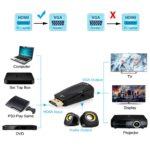 HDMI Male To VGA 15 Pin Female Adapter Audio Video Converter HD 1080P For PC Laptop TV Box Computer Display - Image 2