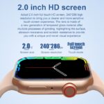 I9 Pro Max 2.0 Inches SmartWatch For Phone Call Custom Watch Face Sport Waterproof - Image 11