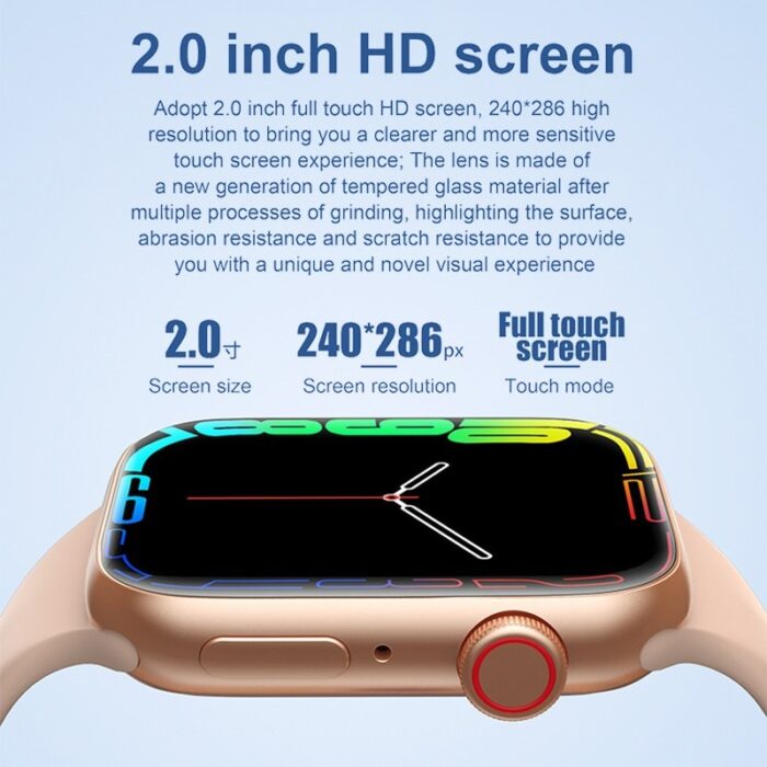 I9 Pro Max 2.0 Inches SmartWatch For Phone Call Custom Watch Face Sport Waterproof - Image 11