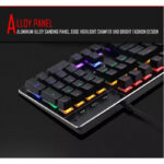 MK-X80 Wired Mechanical Gaming Keyboard With RGB Backlight Effects And Multimedia Function Keys - Image 6