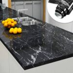 60cm X 200cm Nordic Style Marble Wall Sticker Refrigerator Sticker Self-Adhesive Wallpaper Renovation Decals - Image 9