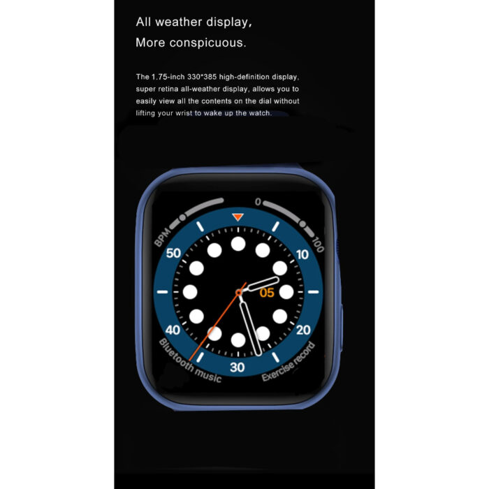 FK99 Series 6 Wireless Charging 44MM Heart Rate BP Monitor Bluetooth Call Smartwatch With Wireless Charger - Image 2