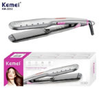 Kemei KM-2052 Professional Hair Straightener – Sleek Design with Ceramic Coated Plates