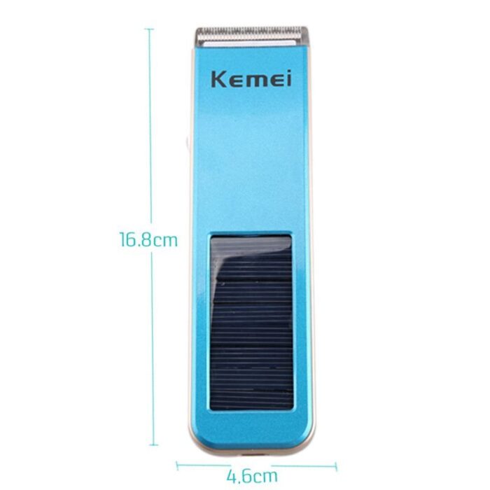 Kemei KM-579 Solar Powered Rechargeable Hair Clipper - Image 5