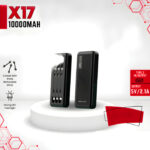 Sovo X17 10000mAh Capacity Power Bank With Built-In 3 Cables And LED Flashlight - Image 4