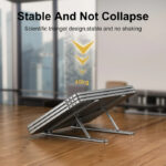 Portable Aluminium Lightweight Laptop Stand With 7 Adjustable Height Levels