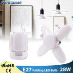 E27 Mini 28W Cool White Led Folding Light Bulb 2800lm