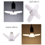 E27 Mini 28W Cool White Led Folding Light Bulb 2800lm - Image 7