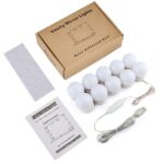 Led Makeup Mirror Light LED Hollywood Light 10 Bulb 12V EU US Plug Dimmable Touch Control DIY Lighting For Dressing Table - Image 4