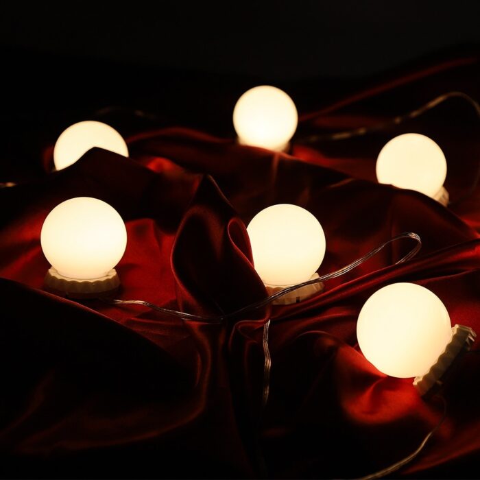 Led Makeup Mirror Light LED Hollywood Light 10 Bulb 12V EU US Plug Dimmable Touch Control DIY Lighting For Dressing Table - Image 7