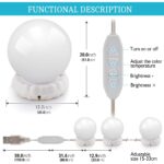 Led Makeup Mirror Light LED Hollywood Light 10 Bulb 12V EU US Plug Dimmable Touch Control DIY Lighting For Dressing Table - Image 2