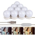 Led Makeup Mirror Light LED Hollywood Light 10 Bulb 12V EU US Plug Dimmable Touch Control DIY Lighting For Dressing Table