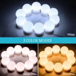 Led Makeup Mirror Light LED Hollywood Light 10 Bulb 12V EU US Plug Dimmable Touch Control DIY Lighting For Dressing Table - Image 9