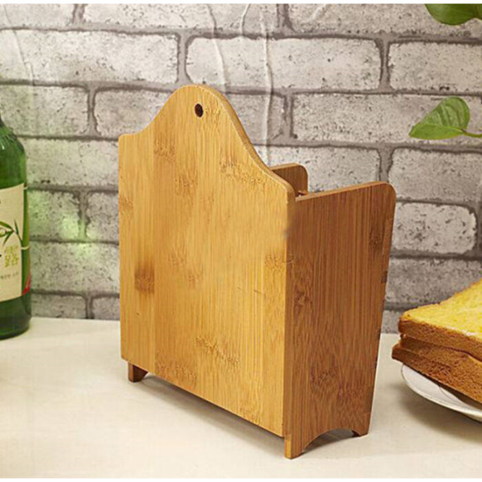 Kitchen Wooden Mini Spoon Holder And Bamboo Chopstick Basket - Image 8