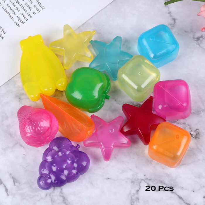 2 Packs Of 10 PCs Reusable Multi-Shaped Silicone Ice Cubes - Image 7