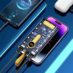 Maphie 20000mAh Portable PD66W Transparent Two Way Fast Charging Power Bank With Multiple Protection Features - Image 8