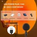 High-Efficiency USB Sunset Projector Lamp With 16-Color LED And Remote Control - Image 8