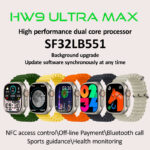 HW9 Ultra Max 2.2 Inch Amoled Screen Display Series 8 Smart Watch - Image 6