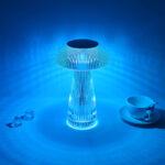 Mushroom Shape USB Rechargeable RGB Lighting Touch And Remote Control Table Lamp - Image 7