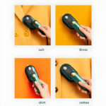 Mini Compact EV Porcelain Gold Electric Iron Effortless Precision With 130°C Constant Temperature For Efficient Dry And Wet Ironing - Image 10