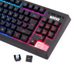 Marvo Scorpion K607 Membrane Gaming Keyboard With 3 RGB Lighting Effects - Image 2