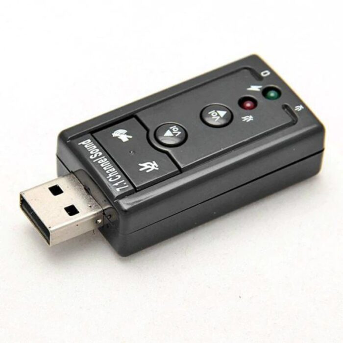 Mini External USB Sound Card 7.1 CH 3D Audio Adapter With 3.5mm Headset For PC Notebook - Image 3