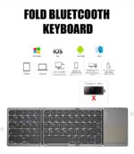 BT-033 Mini Folding Keyboard Touchpad Bluetooth 3.0 Wireless Keypad For Windows Android Ios - Image 2