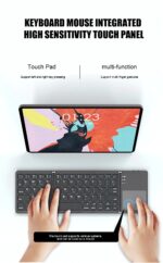 BT-033 Mini Folding Keyboard Touchpad Bluetooth 3.0 Wireless Keypad For Windows Android Ios - Image 3