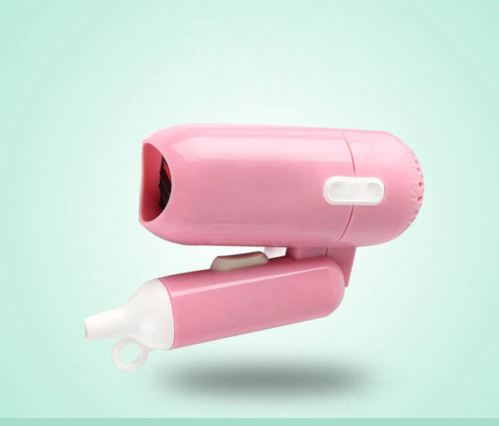 1400W Mini Hair Dryer Foldable House Thermostatic Air Collecting Traveler Blower - Image 3