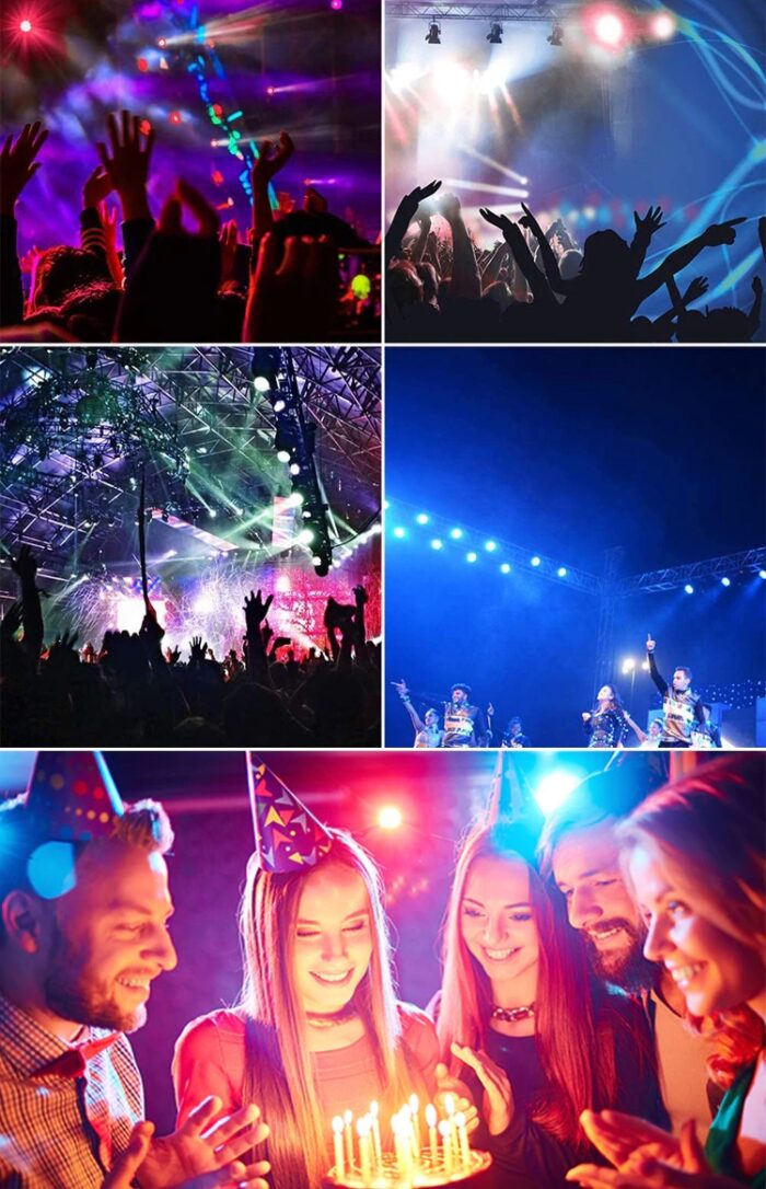 Sound Activated Auto Stage Lighting Effect LED Magic Ball Disco Lamp RGB 5W - Image 2