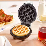 Compact 4-Inch Non-Stick 350-Watt Electric Mini Waffle Maker Machine - Image 3