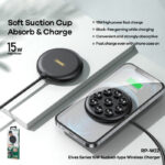 RP-W22 Elves Series 15W Sucked Type Wireless Fast Charger For Smartphones